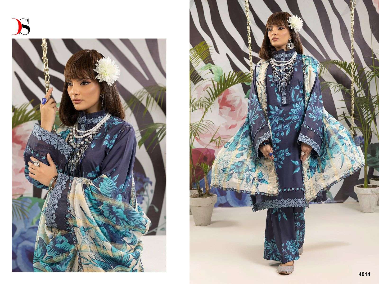 Deepsy Adan Prints 23 Chiffon Dupatta Salwar Kameez Wholesale catalog