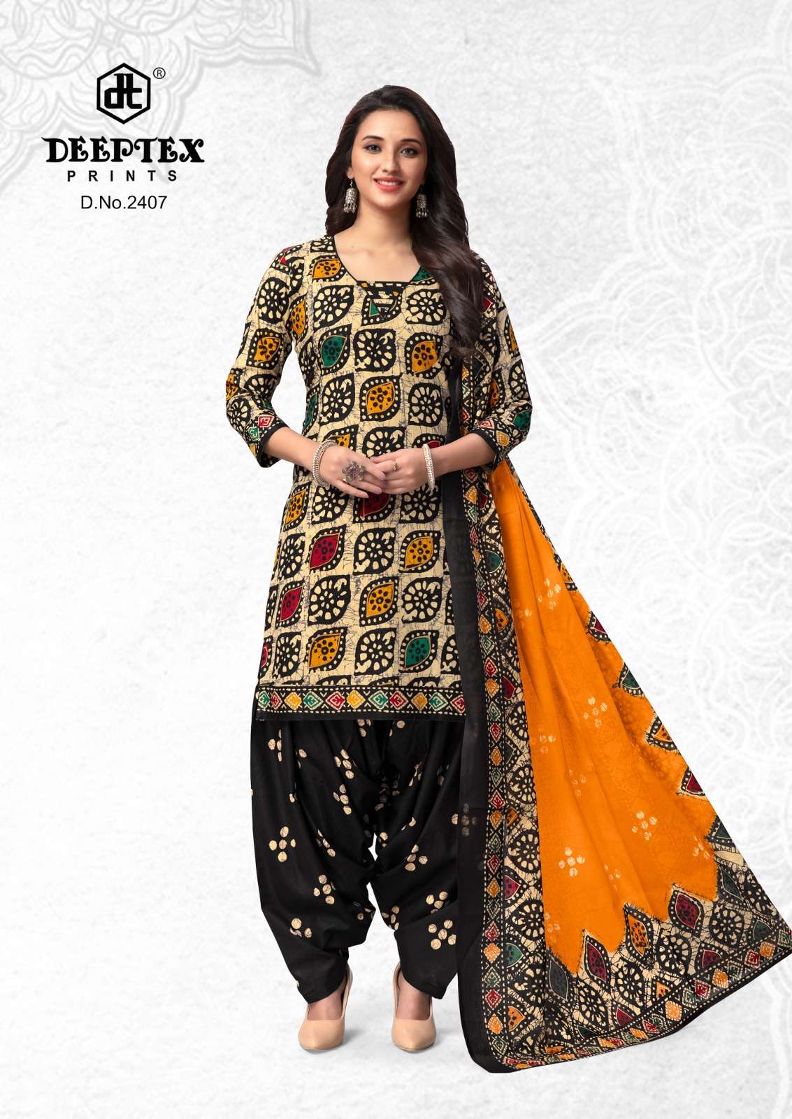 Deeptex Batic Vol-24- Dress Material Wholesale Catalog 