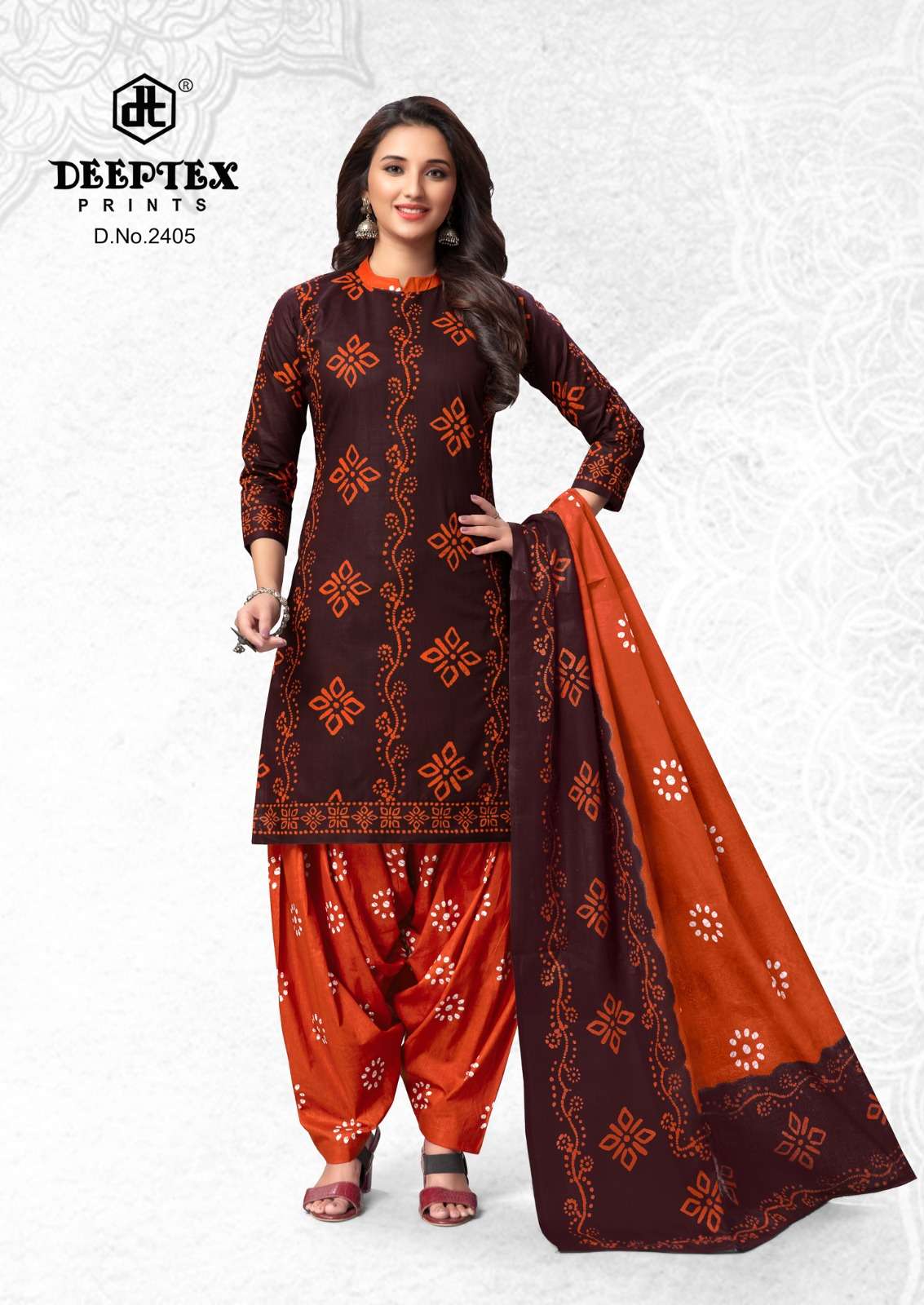 Deeptex Batic Vol-24- Dress Material Wholesale Catalog 