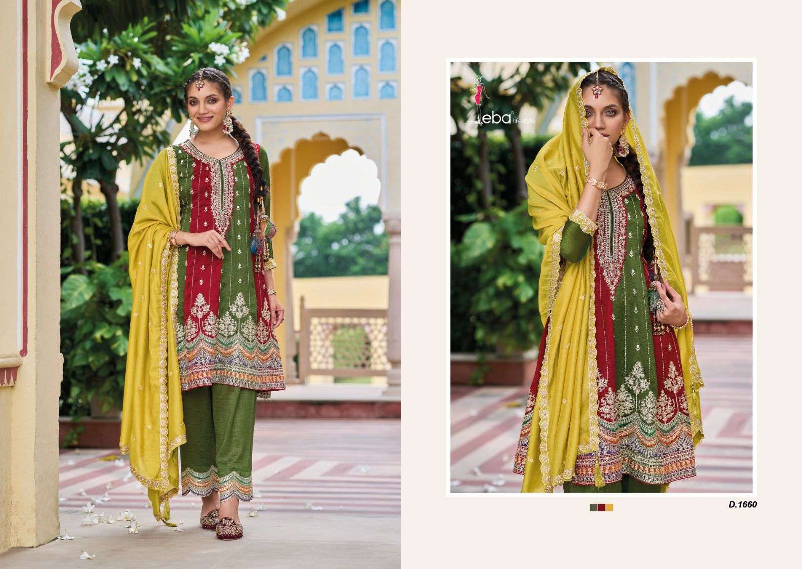 Eba Barbie Vol 2 Premium Silk Salwar Kameez Wholesale catalog