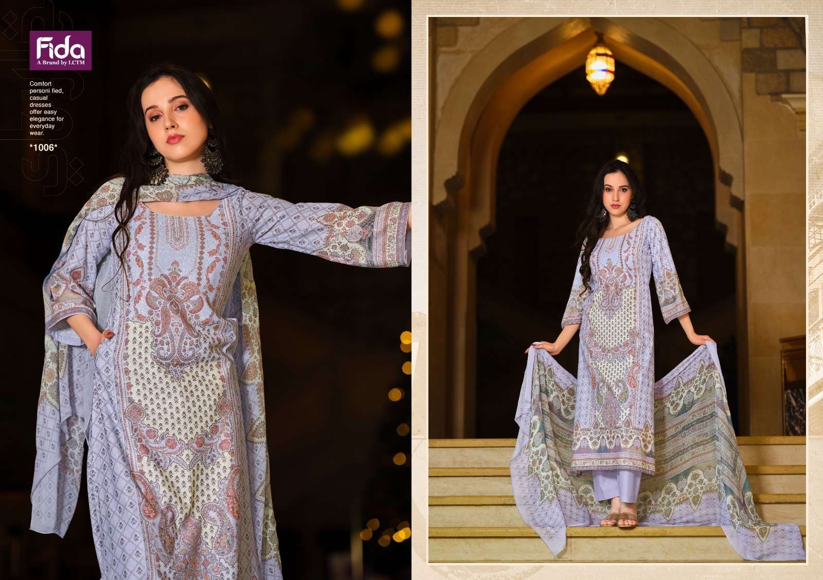 Fida Rinat Digital Printed Dress Material Wholesale catalog