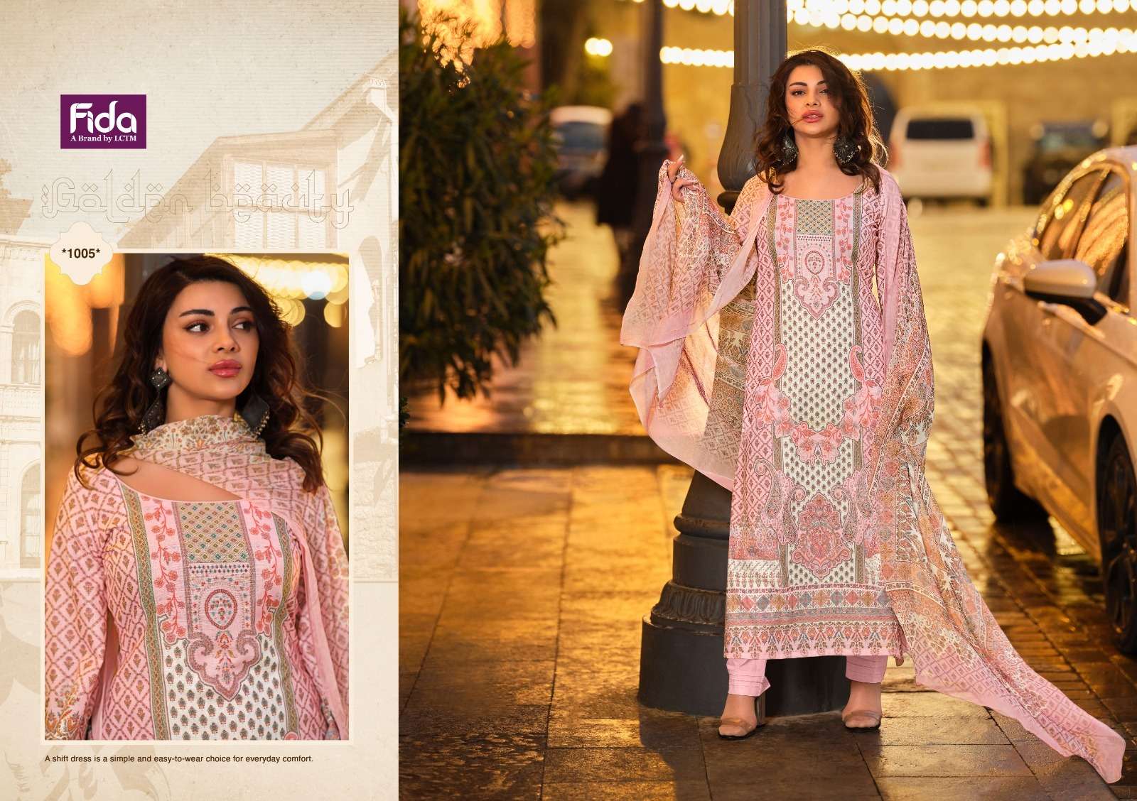 Fida Rinat Digital Printed Dress Material Wholesale catalog