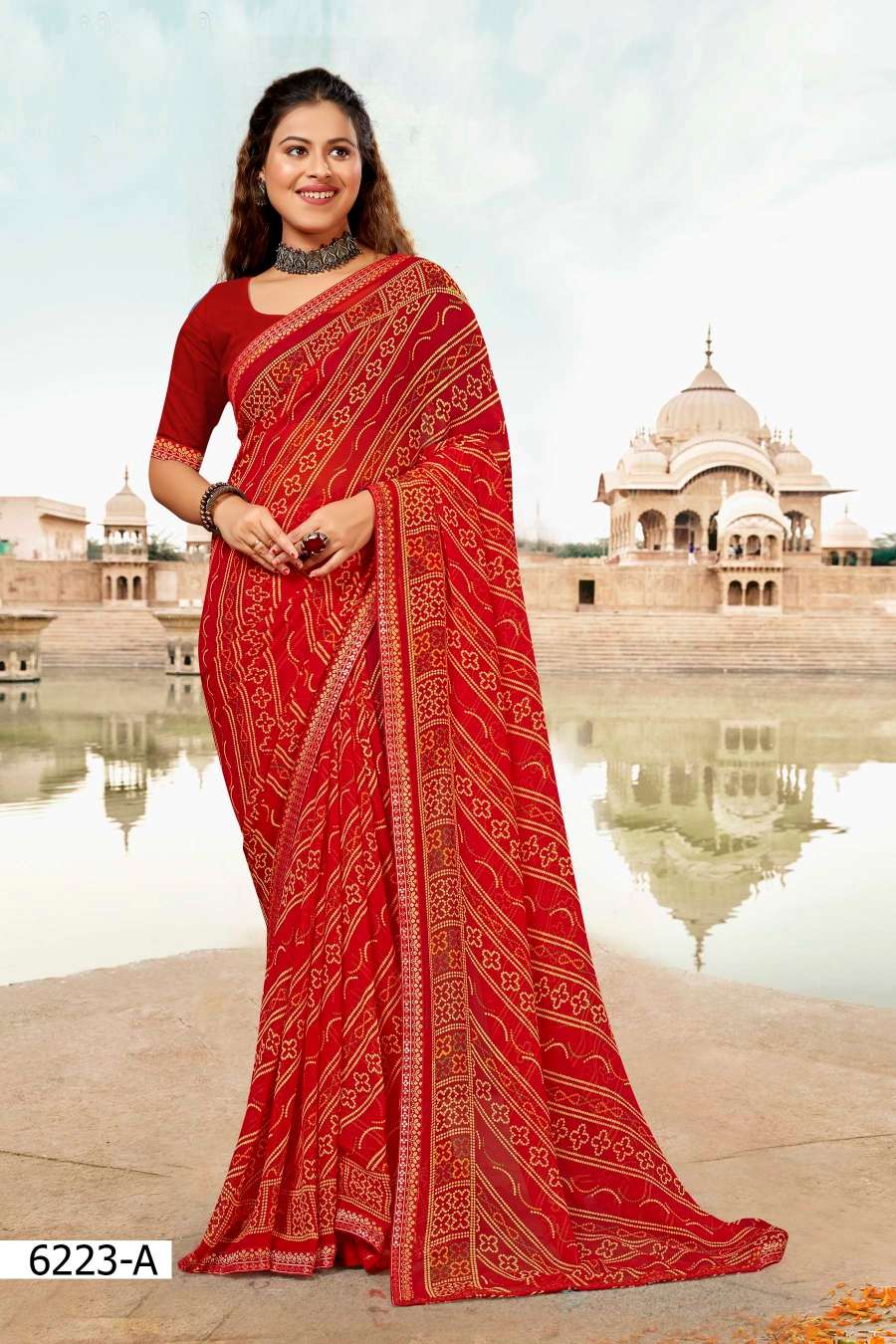 GHUN GHAT 6223 INDER SILK MILLS Saree Wholesale catalog