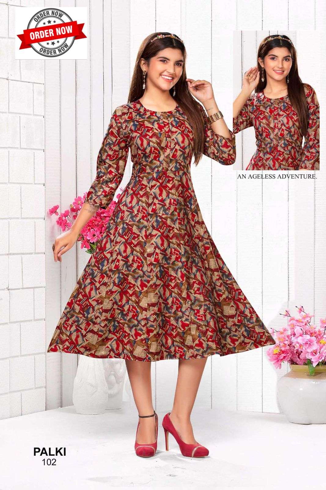 GOLDEN PALKI VOL.1 Kurti Wholesale catalog