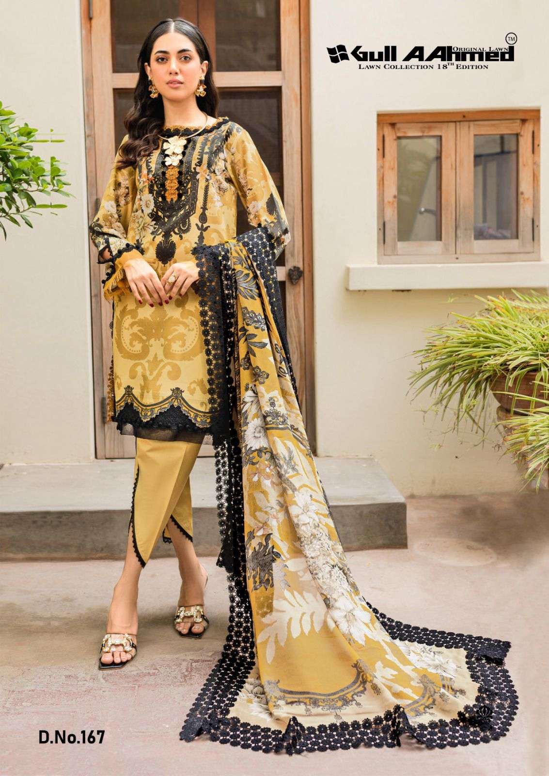 Gull A Ahmed Vol 18 Lawn Cotton Dress Material  Wholesale catalog