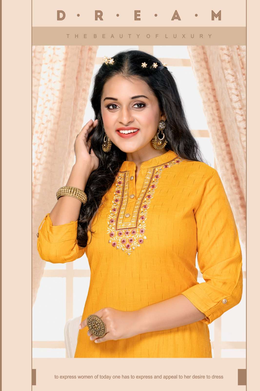 HIRWA CRAYONS Kurti Wholesale catalog