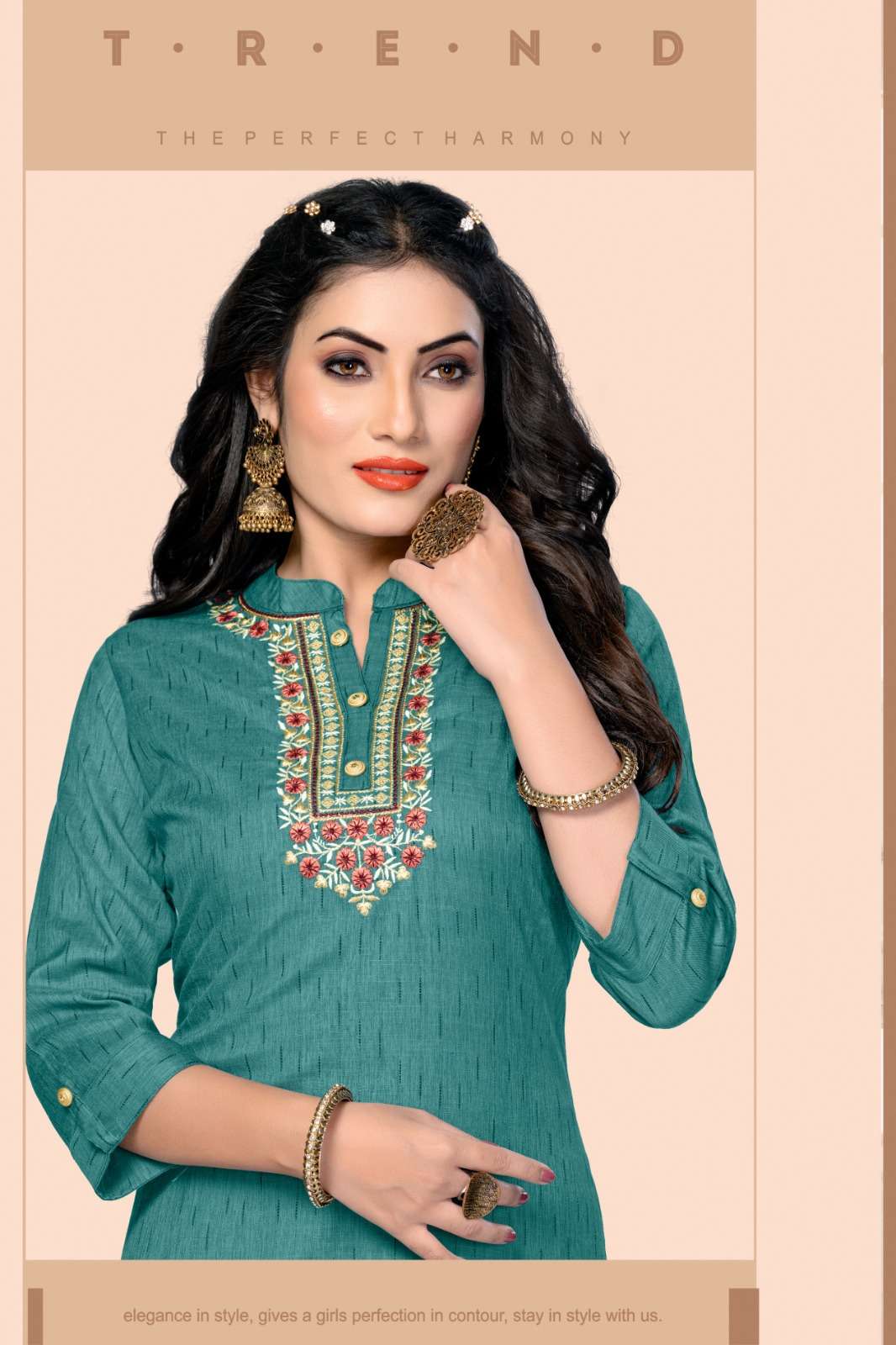 HIRWA CRAYONS Kurti Wholesale catalog
