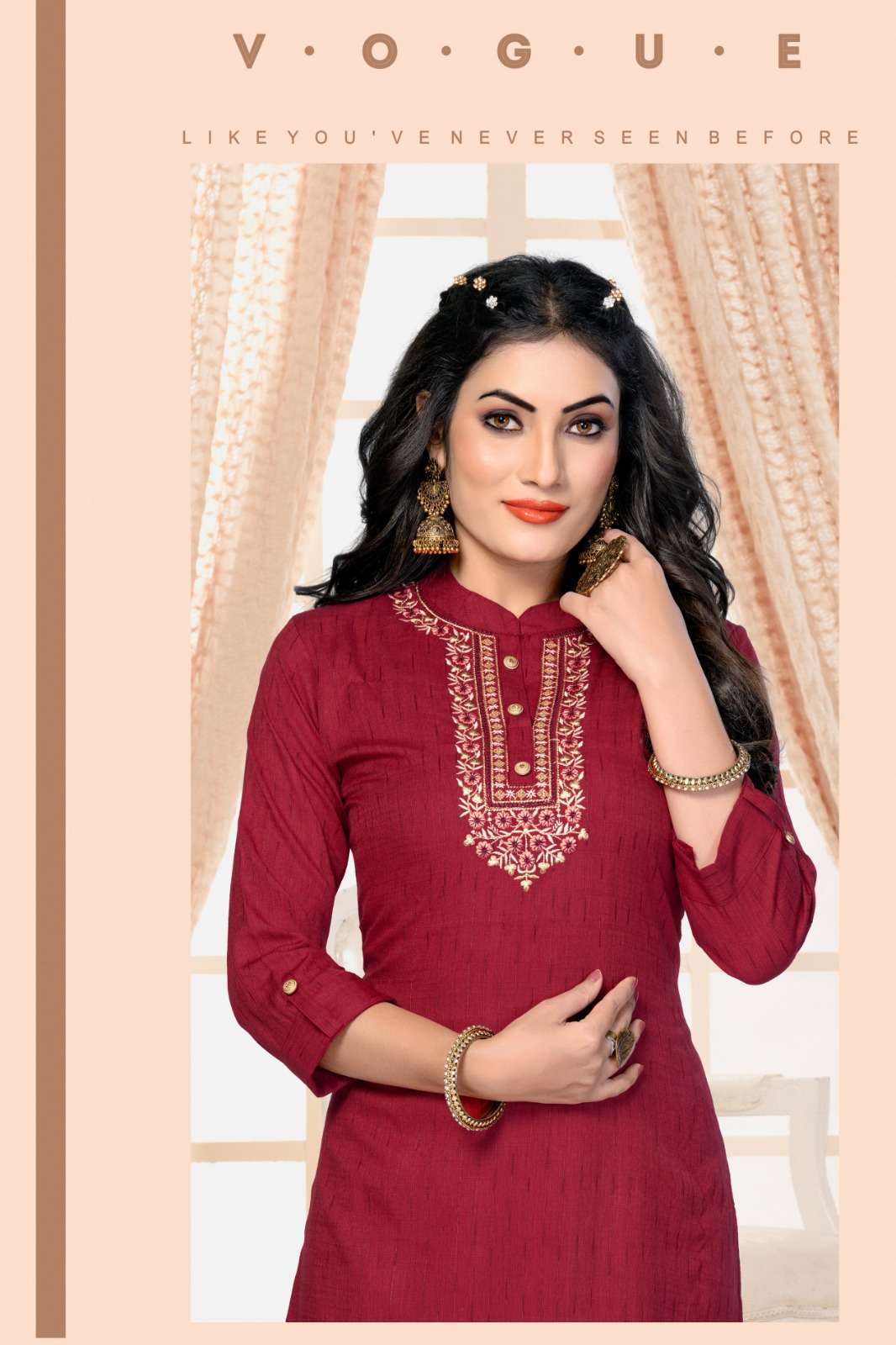 HIRWA CRAYONS Kurti Wholesale catalog