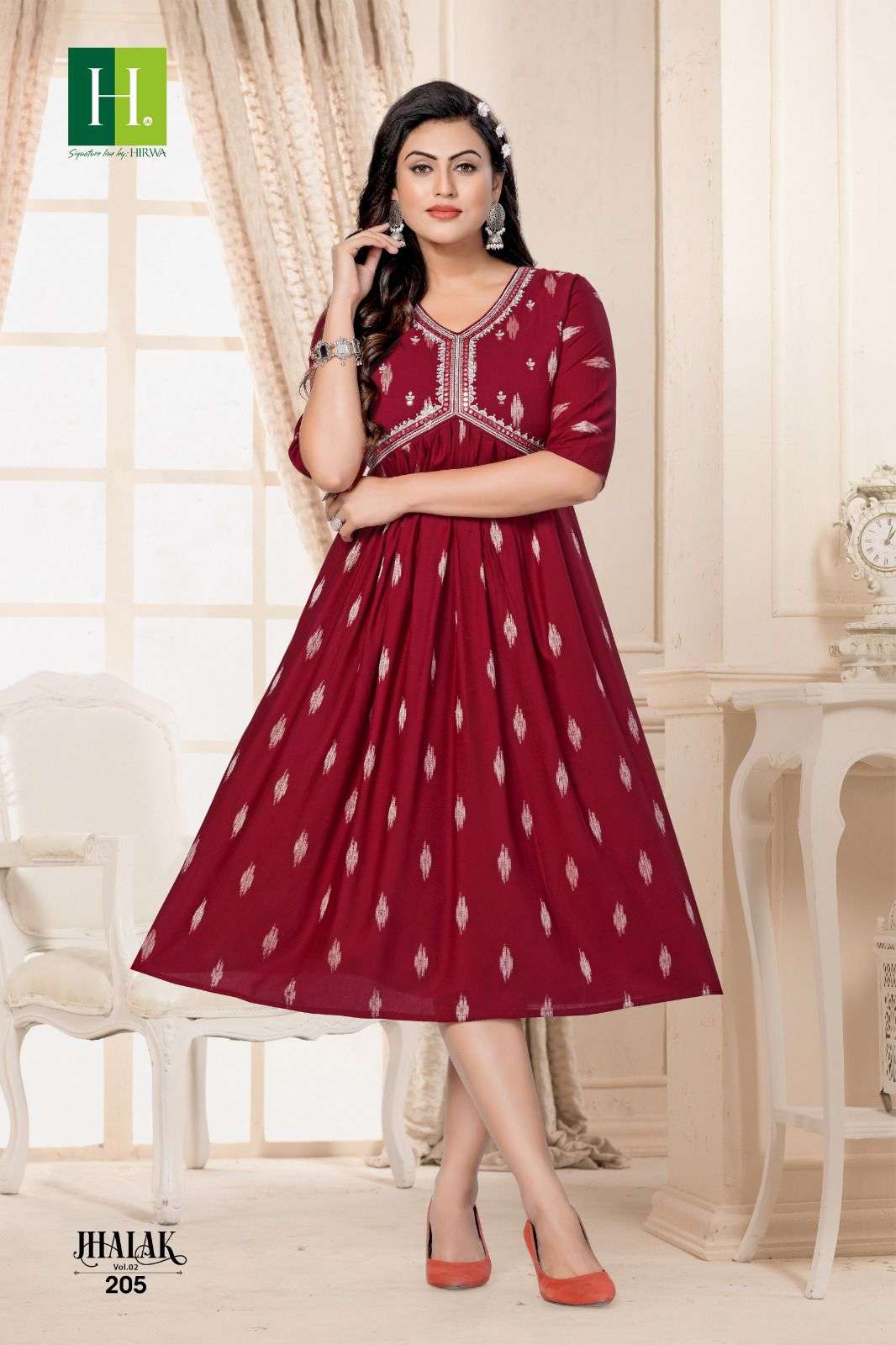 HIRWA Jhalak VOL-2 Kurti Wholesale catalog