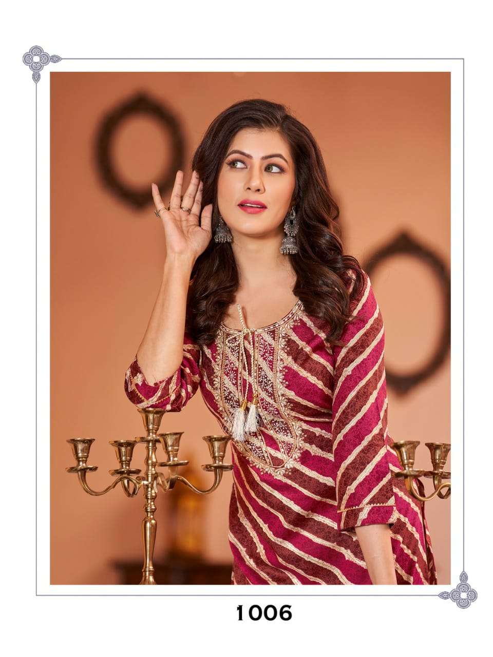 HIRWA LEHERIYA Kurti Wholesale catalog