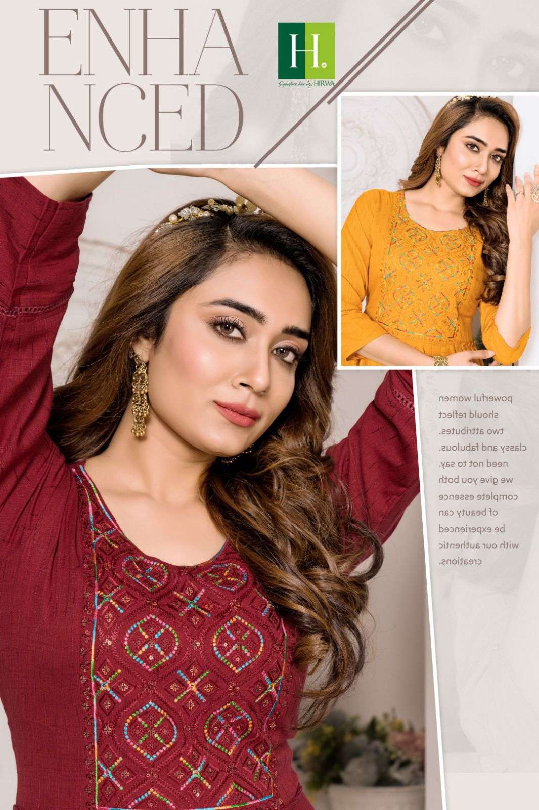 HIRWA Saanjh Vol.1 Kurti Wholesale catalog