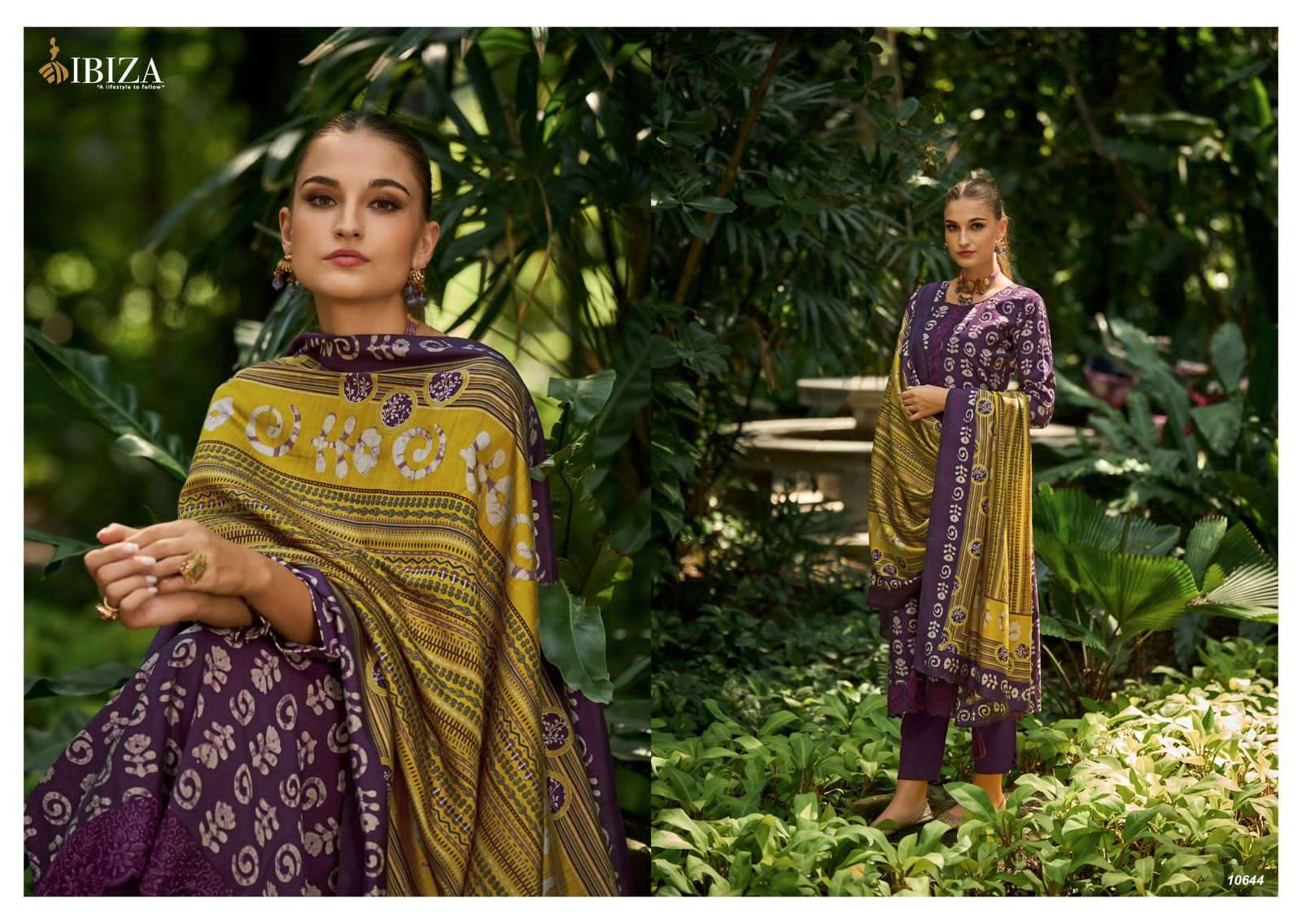 Ibiza Batik Salwar Kameez Wholesale catalog