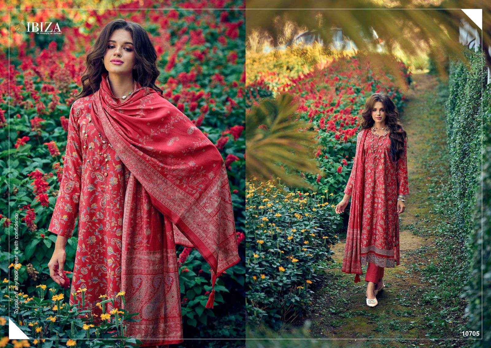 Ibiza Kantha Kari Viscose Maslin Designer Salwar Suits Wholesale catalog