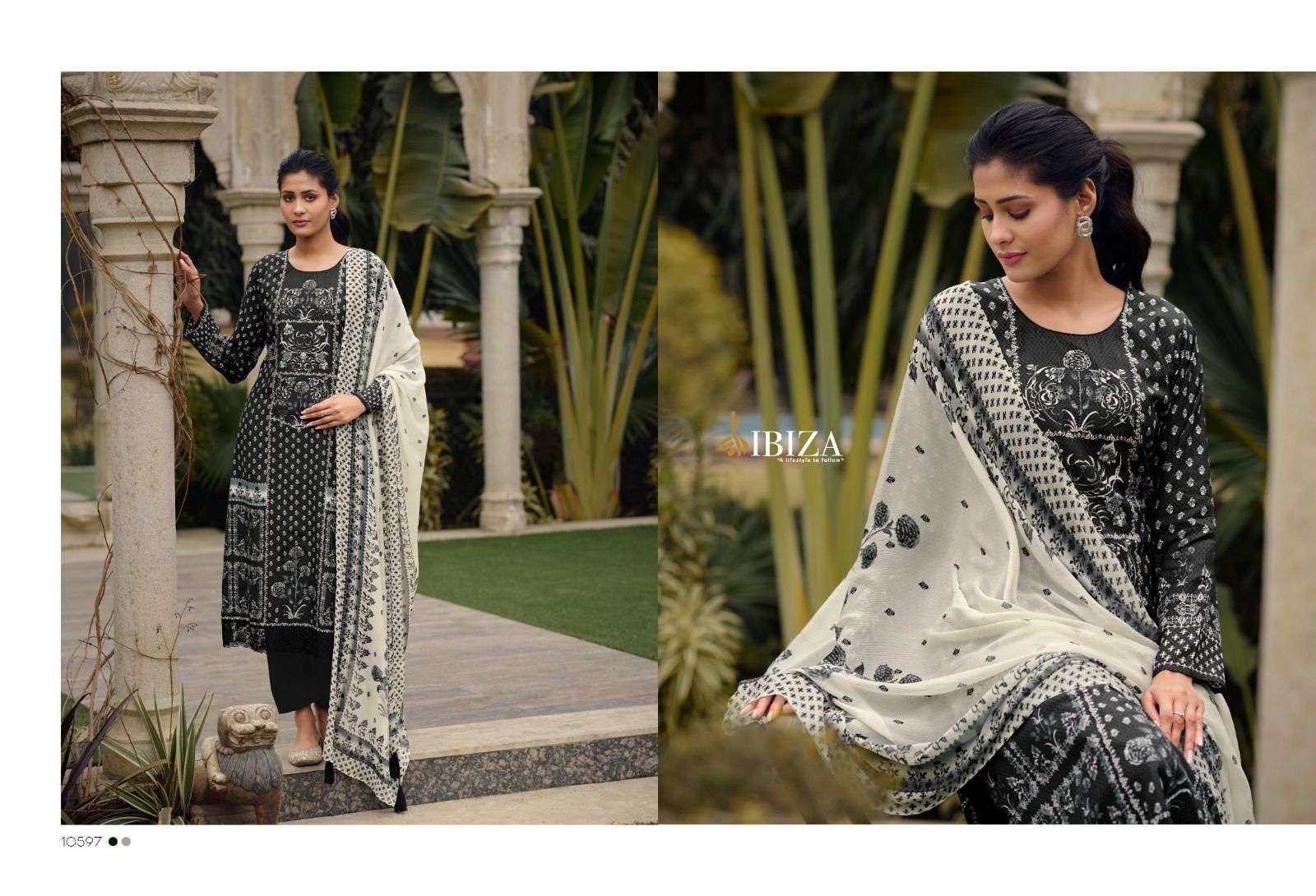 Ibiza Parstoon Musleen Embroidered Designer Salwar Suit Wholesale catalog