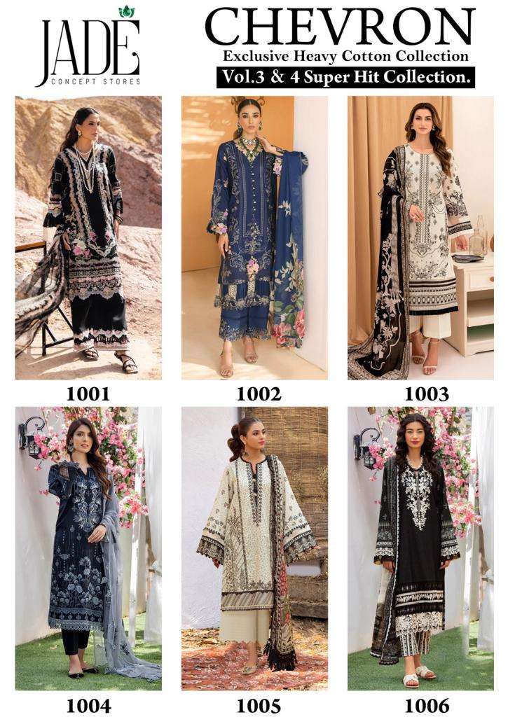 Jade Chevron Vol-3 -Dress Material -Wholesale Catalog
