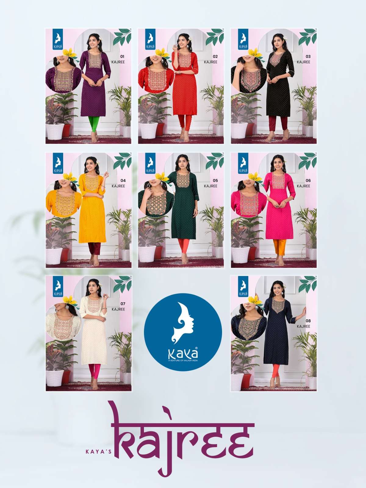 KAYA KAJREE Kurti Wholesale catalog