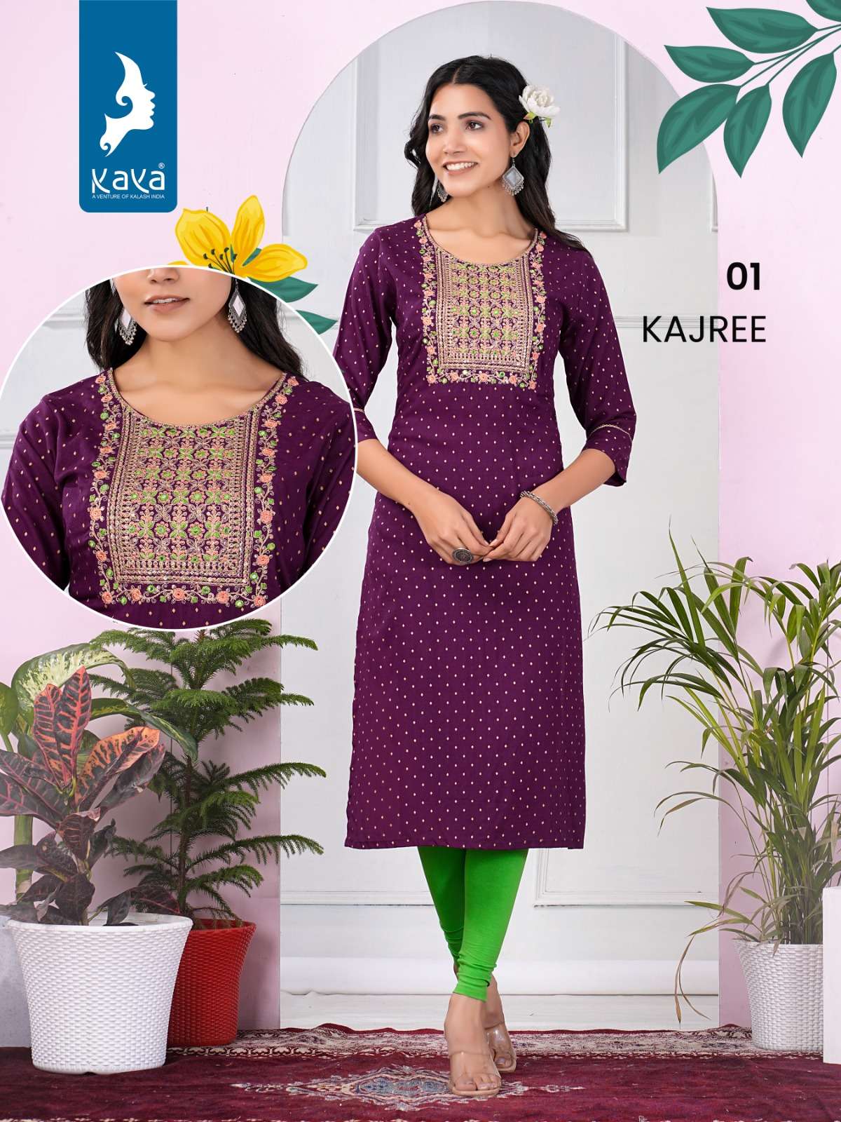 KAYA KAJREE Kurti Wholesale catalog