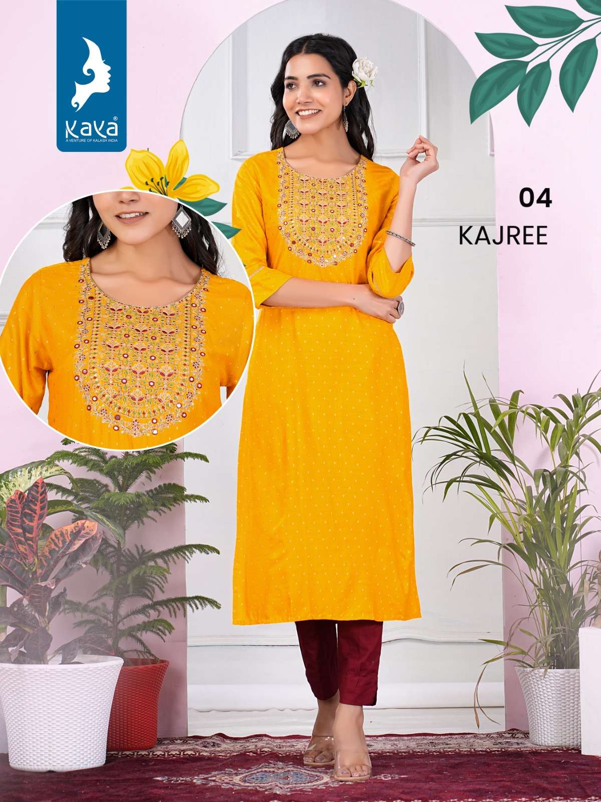 KAYA KAJREE Kurti Wholesale catalog
