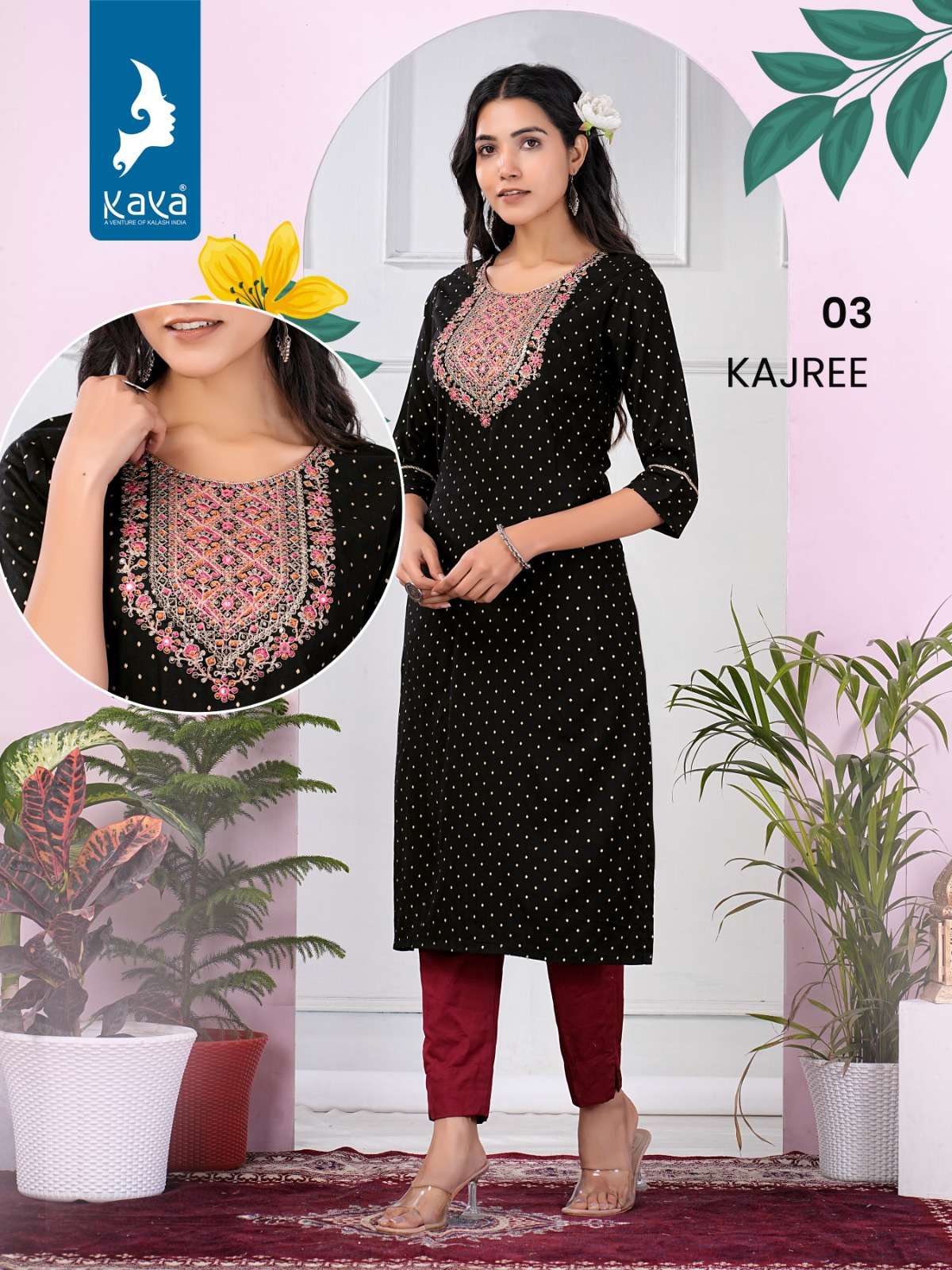 KAYA KAJREE Kurti Wholesale catalog