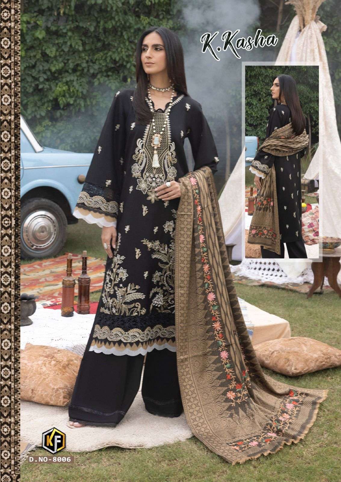 Keval K Kasha Vol 8 Dress Material Wholesale catalog