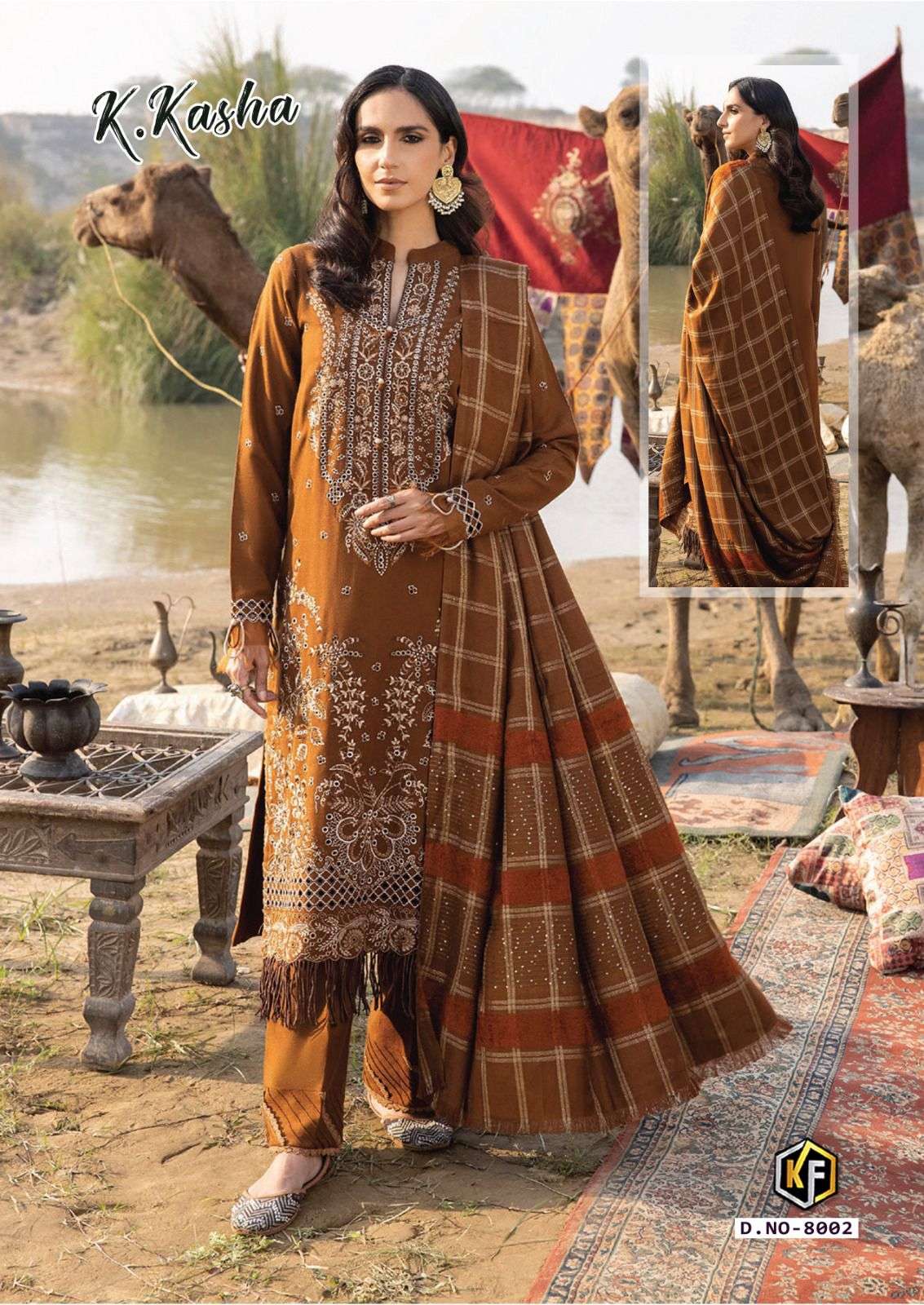 Keval K Kasha Vol 8 Dress Material Wholesale catalog