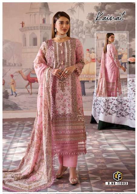 Keval Kainnat Vol-11- Heavy Luxury Lawn Collection Wholesale Catalog