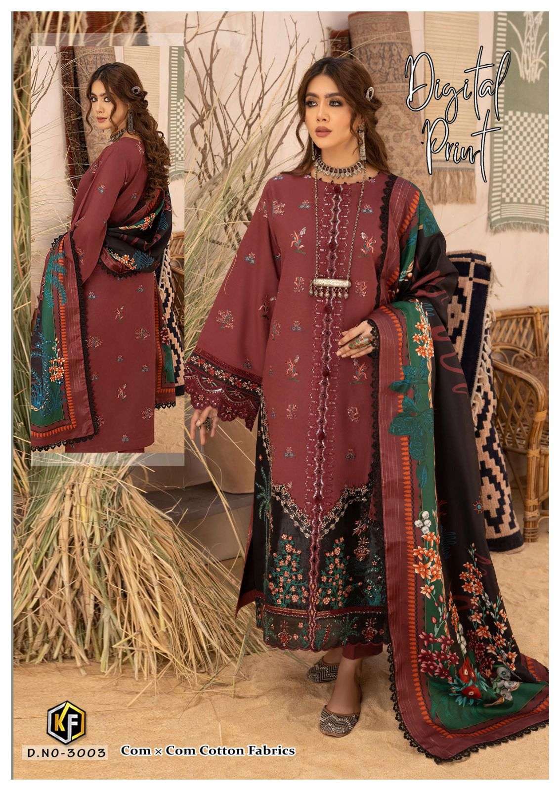 Keval Soha Nazir Vol 3 -Dress Material -Wholesale catalog