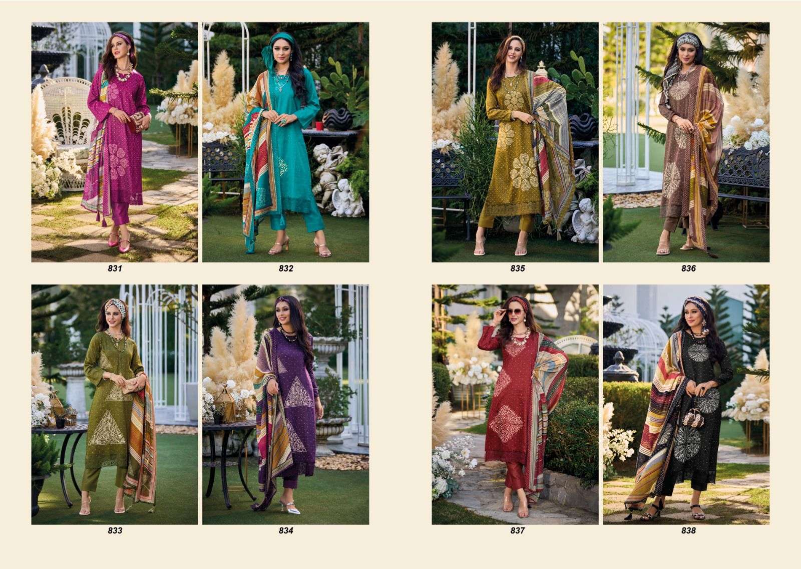 Kilory Ruby Jam Cotton Designer Salwar Kameez Wholesale catalog