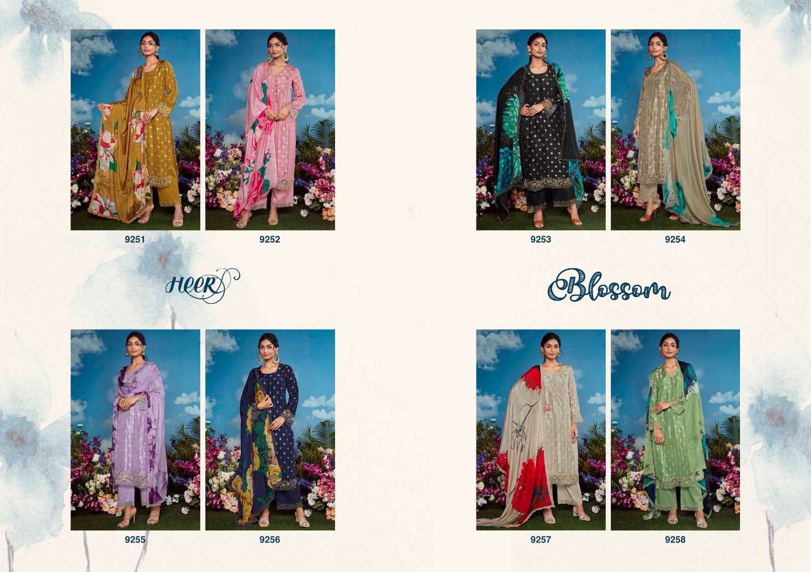 Kimora Heer Blossom Salwar Kameez Wholesale catalog