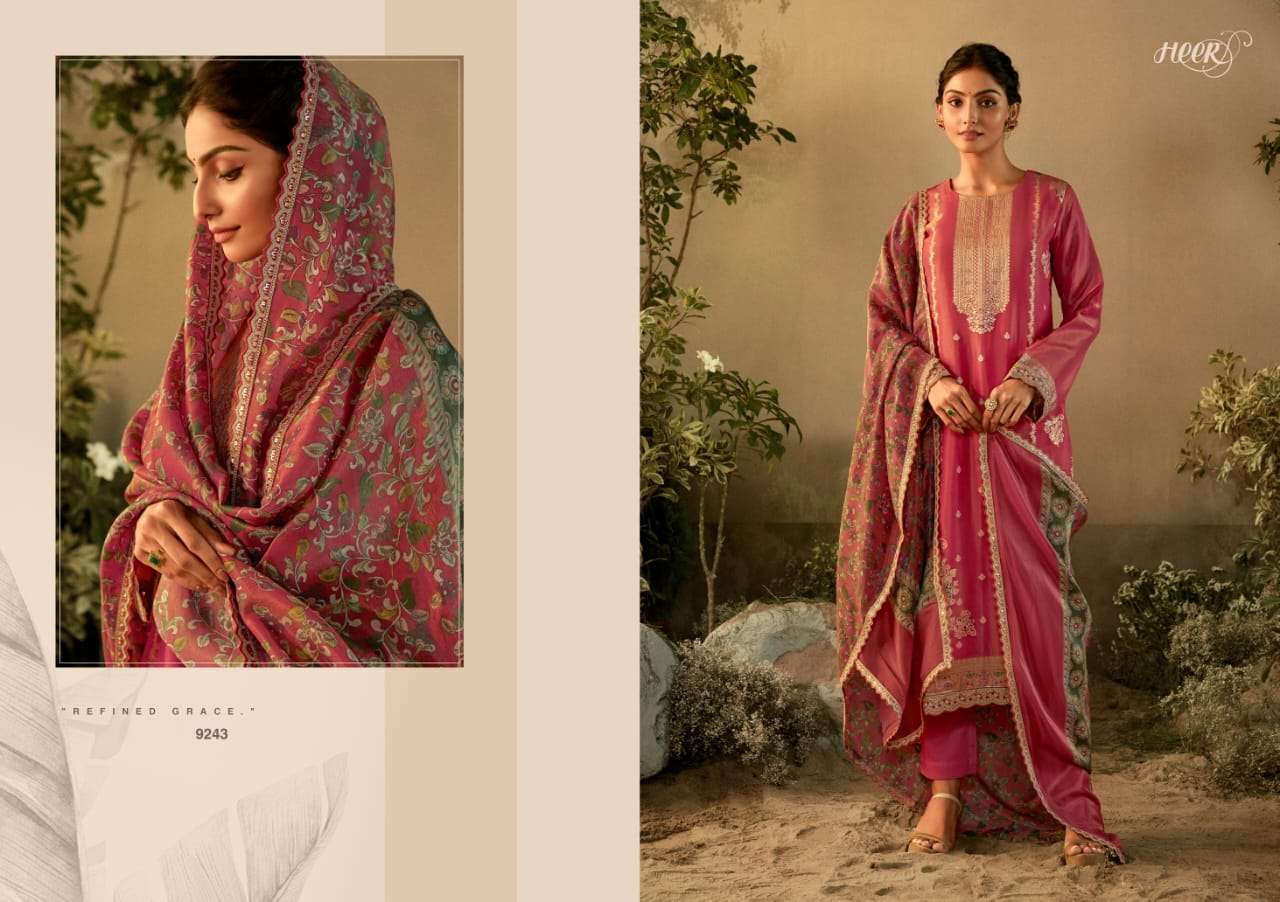 Kimora Heer Surmai Banarasi Zari Salwar Kameez Wholesale catalog
