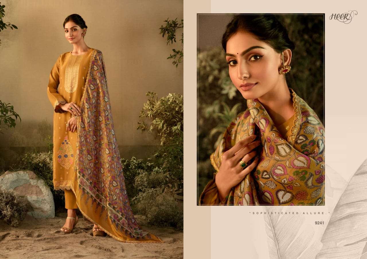 Kimora Heer Surmai Banarasi Zari Salwar Kameez Wholesale catalog