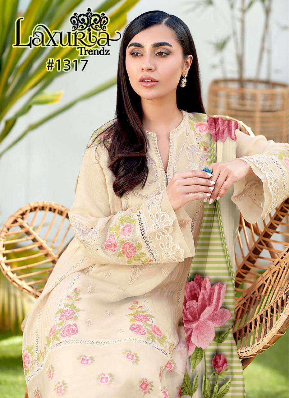 Laxuria Trendz 1317 Designer Stylish Dress materials Wholesale catalog