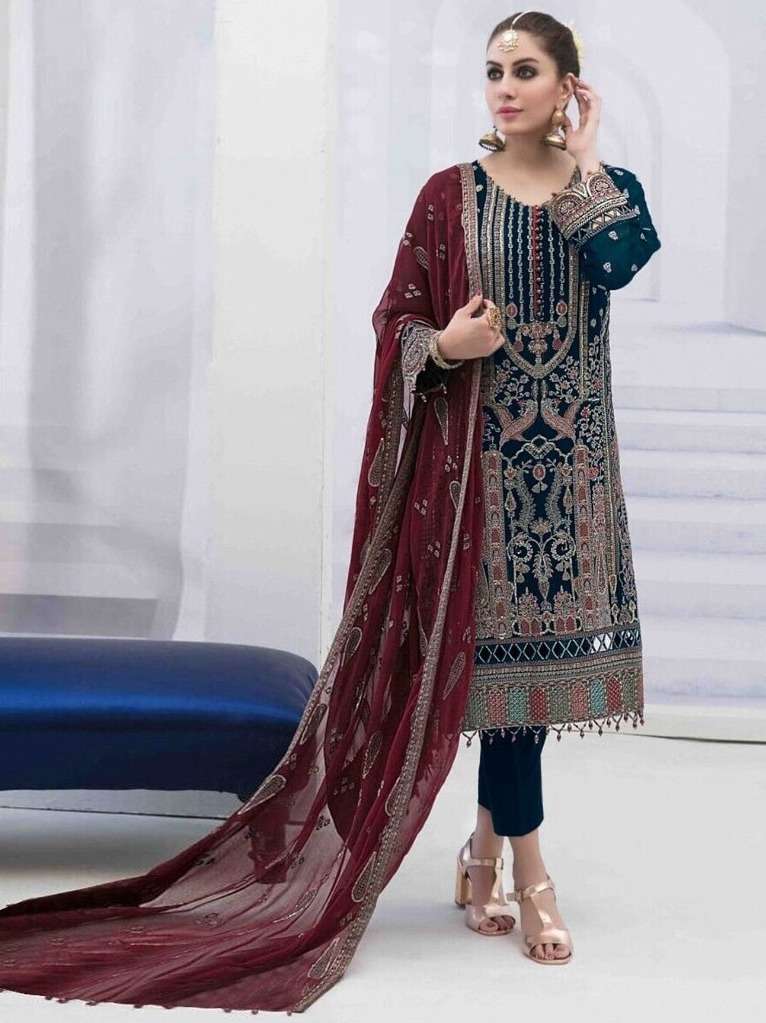 Mahnur Vol 41 Georgette Salwar Kameez Wholesale catalog