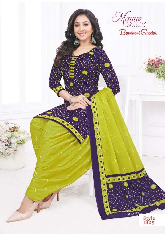 Mayur Bandhani Special Vol-18 -Dress Material -Wholesale Catalog