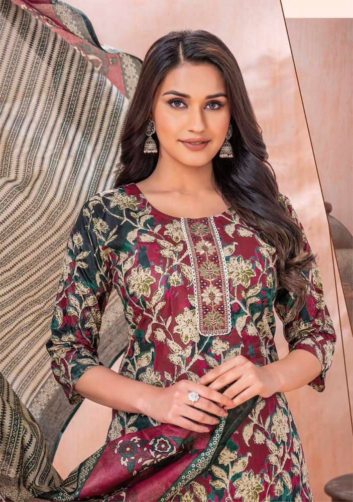 Mayur Elegance Vol-3 -Kurti Pant With Dupatta -Wholesale Catalog