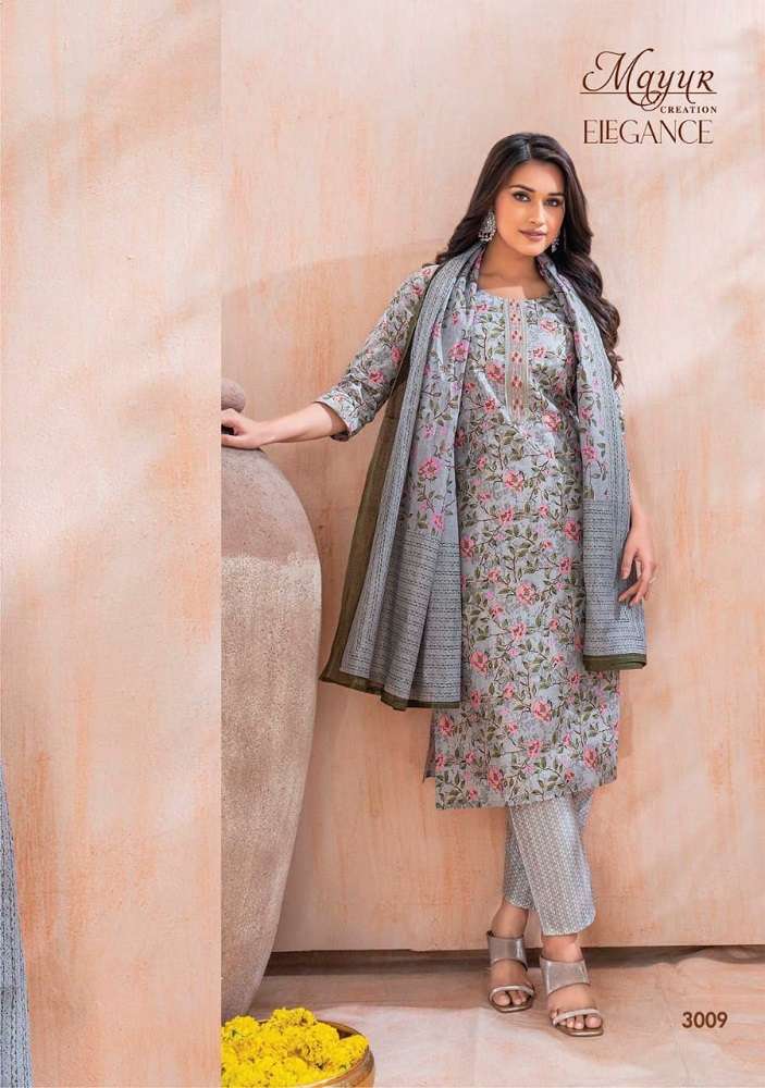 Mayur Elegance Vol-3 -Kurti Pant With Dupatta -Wholesale Catalog