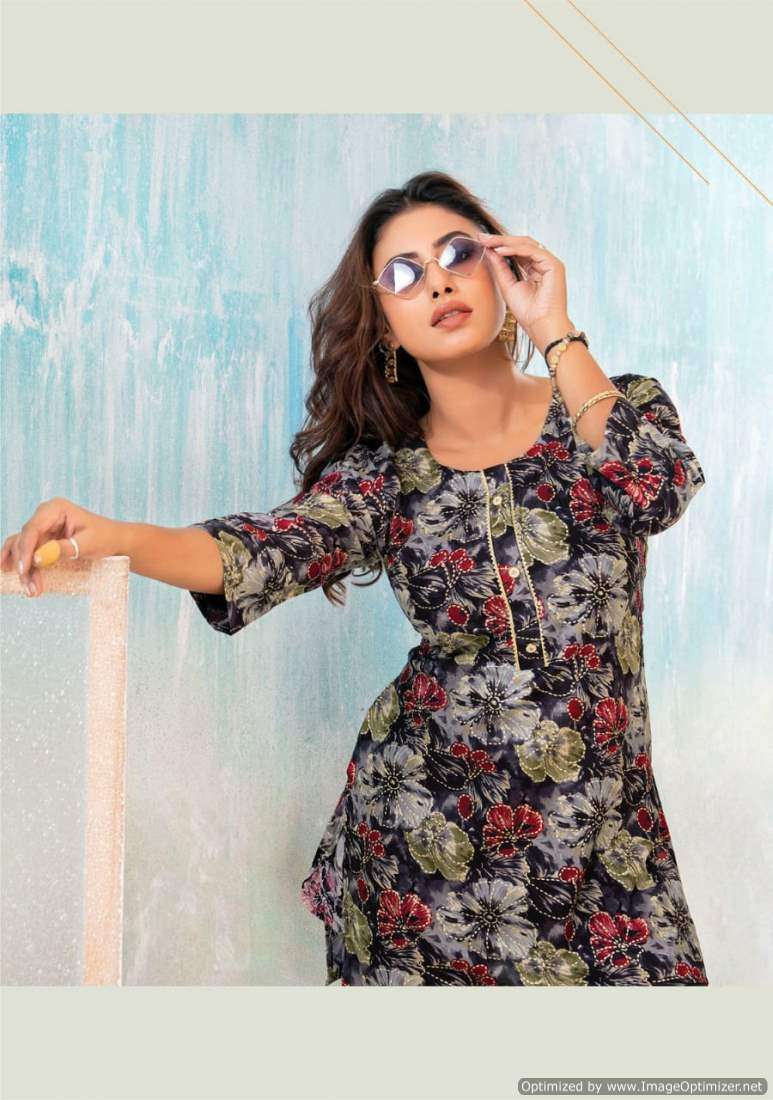 Mayur Nivisha Vol-1 – Short Tops -Wholesale Catalog