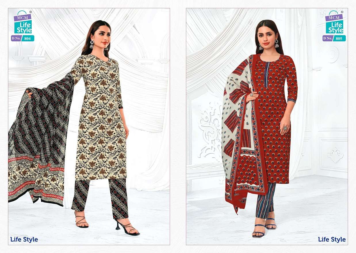 MCM Lifestyle Vol-8 – Dress Material - Wholesale Catalog