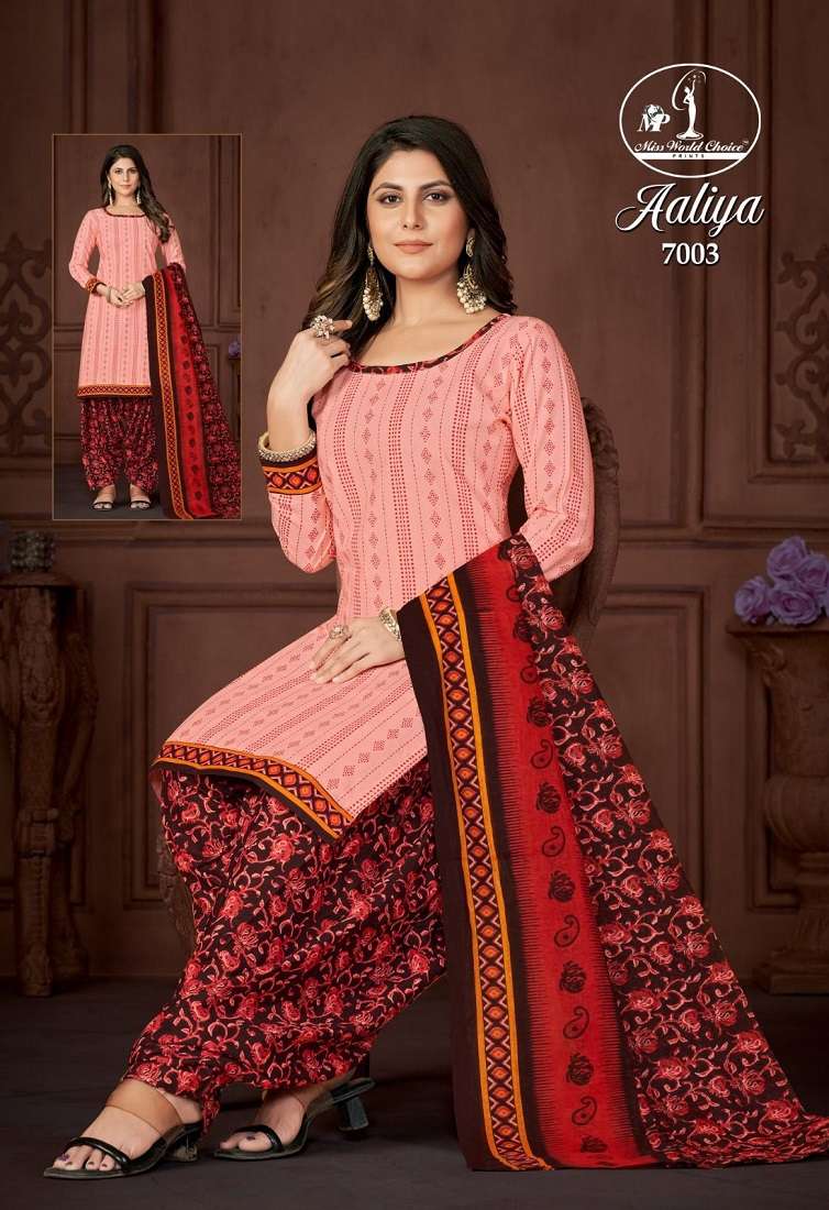 Miss World Aaliya Vol 7 Dress Material Wholesale catalog