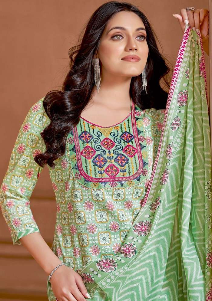 Miss World Sweet Girl Vol 1 Heavy Slub Cotton Dress Material Wholesale catalog