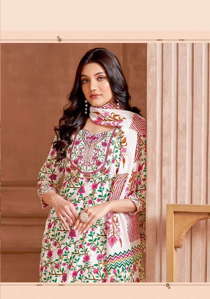 Miss World Sweet Girl Vol 1 Heavy Slub Cotton Dress Material Wholesale catalog