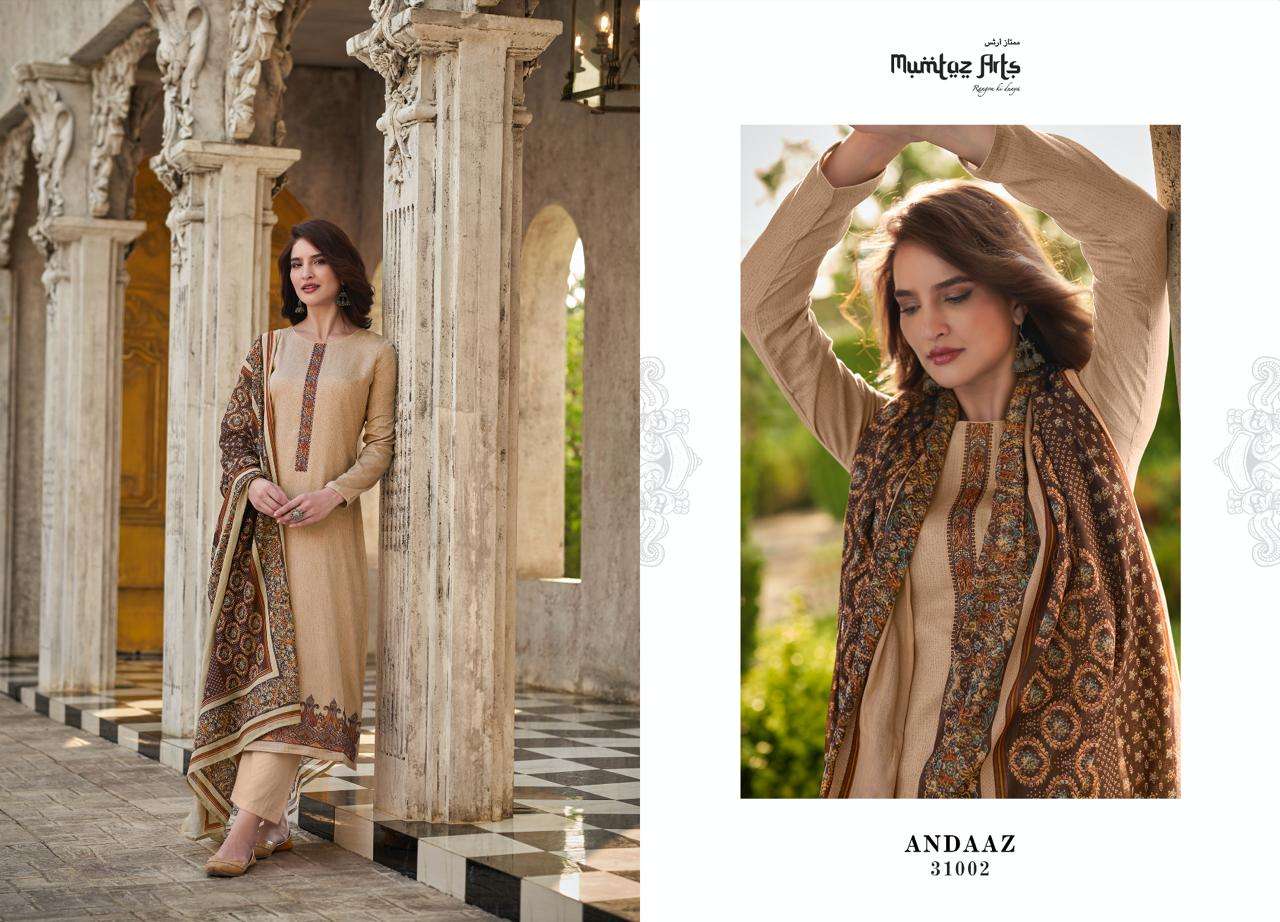 Mumtaz Andaaz Jam Satin Designer Salwar Suits Wholesale catalog