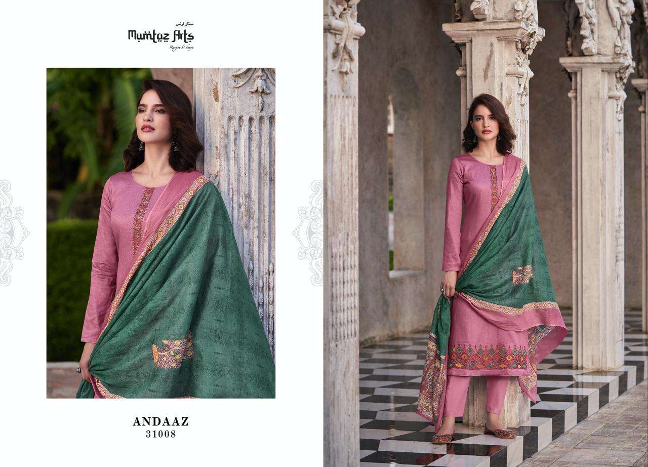 Mumtaz Andaaz Jam Satin Designer Salwar Suits Wholesale catalog