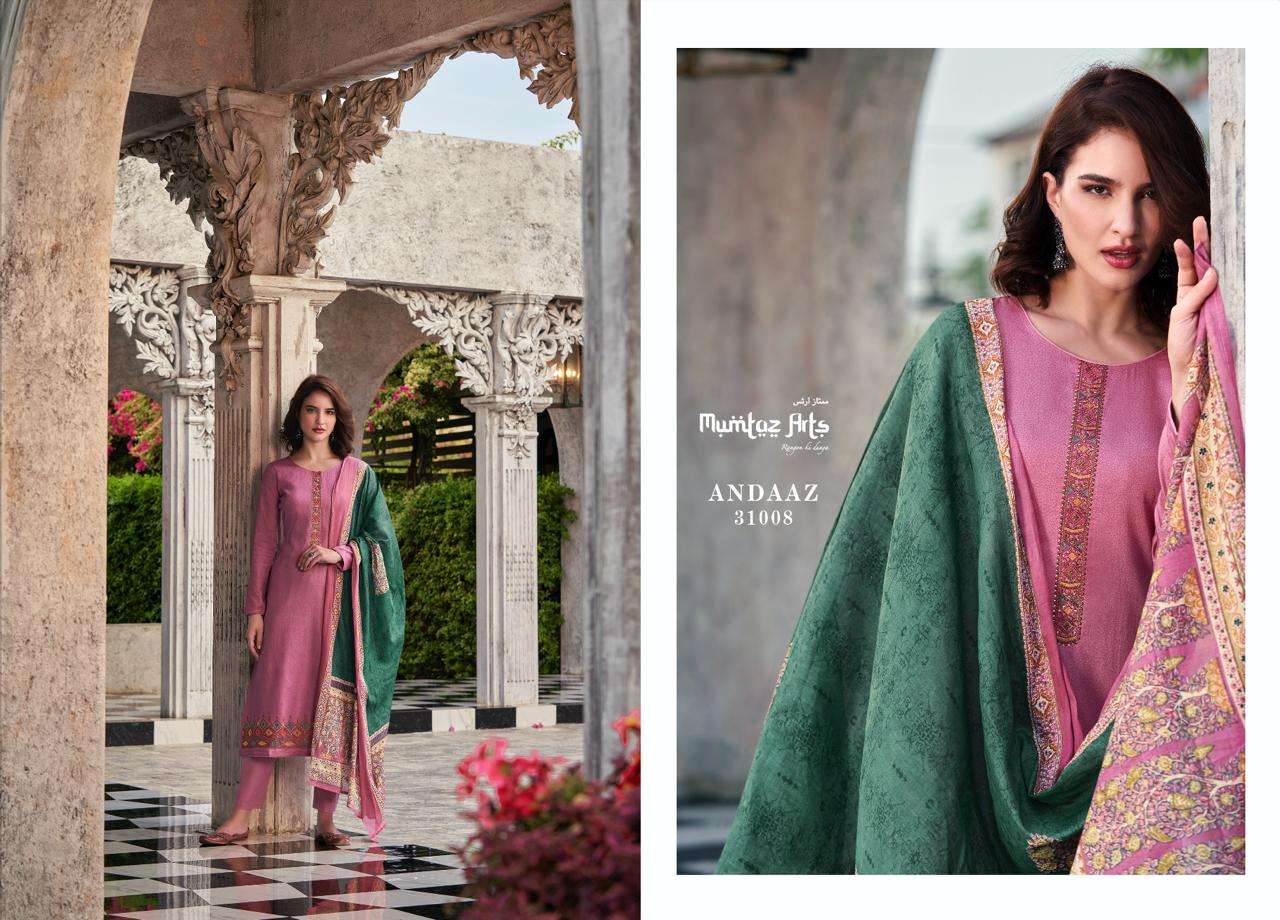 Mumtaz Andaaz Jam Satin Designer Salwar Suits Wholesale catalog
