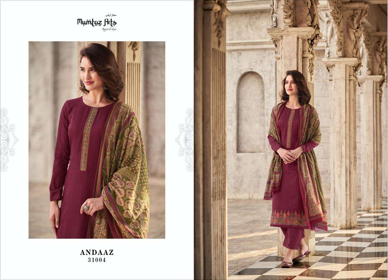 Mumtaz Andaaz Jam Satin Designer Salwar Suits Wholesale catalog