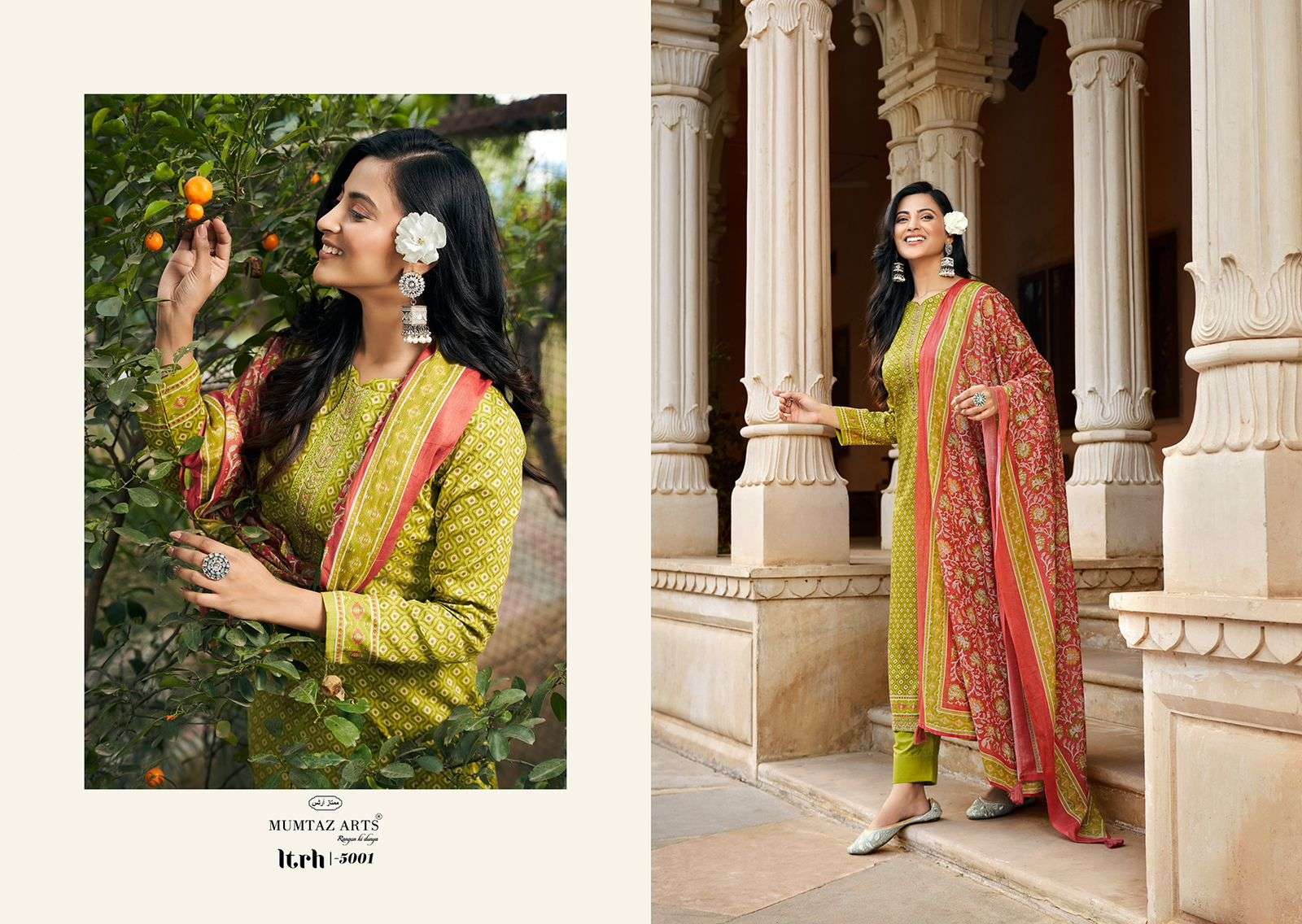 Mumtaz Itrh Dress Material Wholesale catalog
