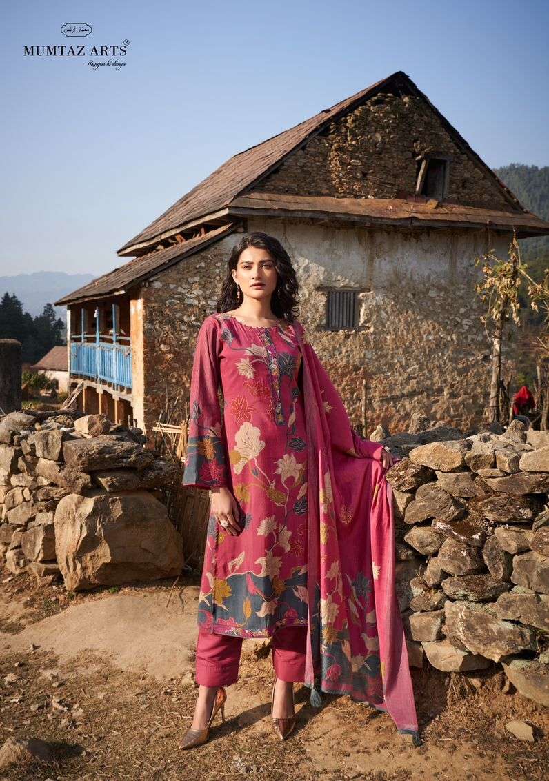 Mumtaz Noori Viscose Muslin Designer Dress Material Wholesale catalog