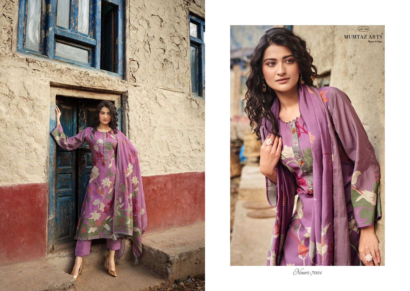 Mumtaz Noori Viscose Muslin Designer Dress Material Wholesale catalog