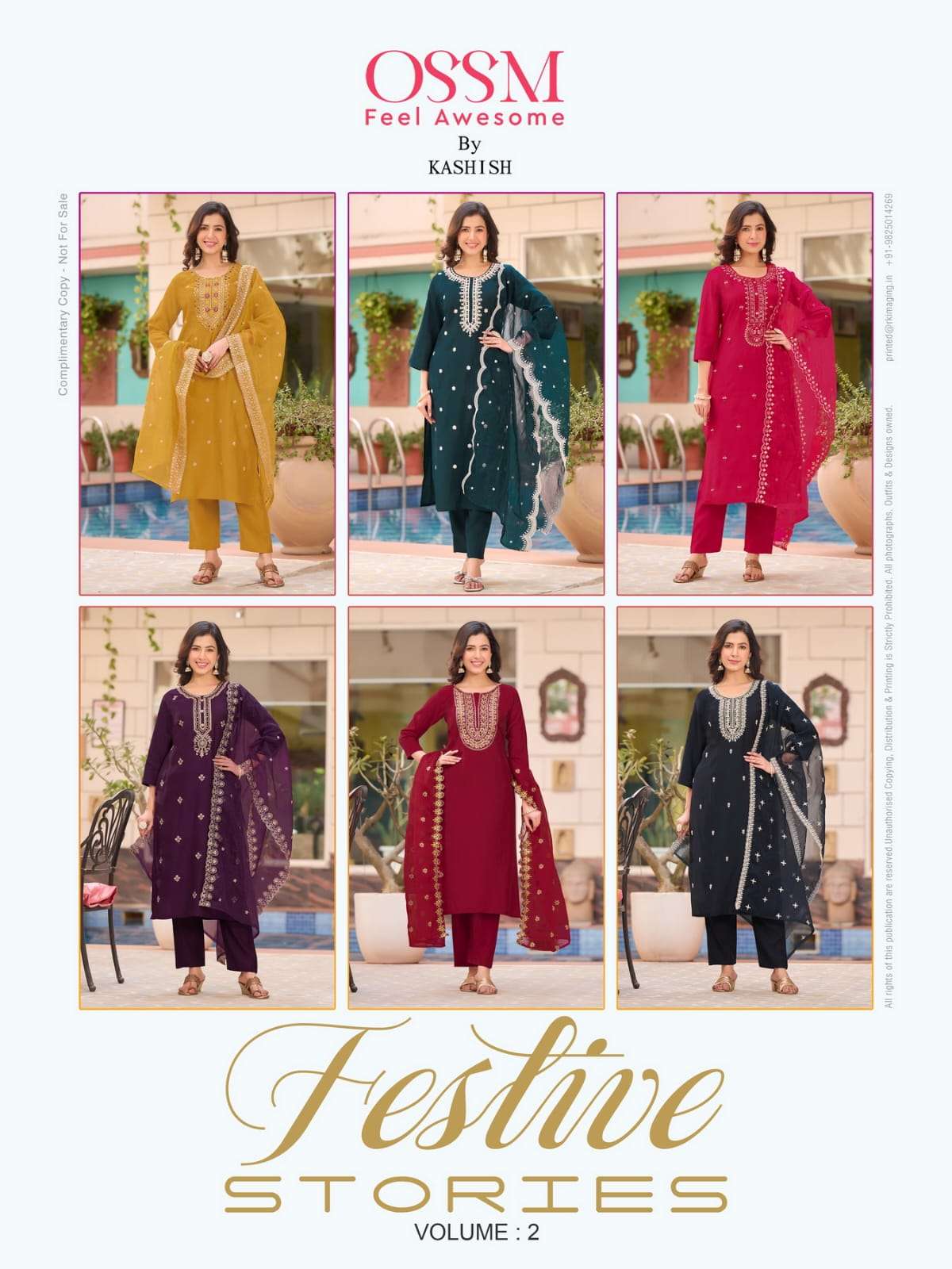 OSSM FESTIVE STORIES vol 02 Kurti Wholesale catalog