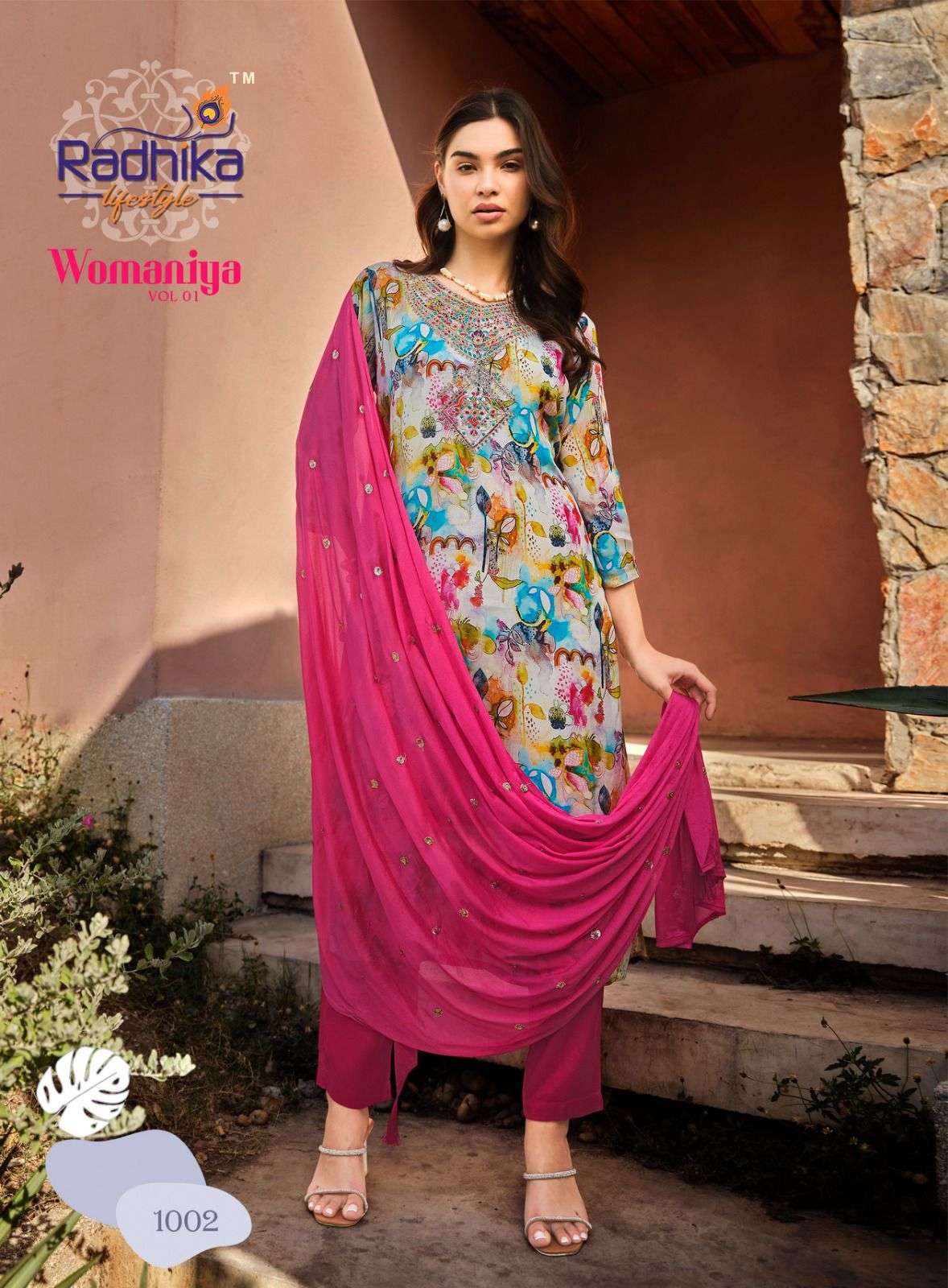 RADHIKA lifestyle WOMANIYA 1 Kurti Wholesale catalog